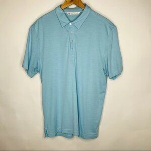 Travis Mathew Light Blue Golf Polo Shirt XL